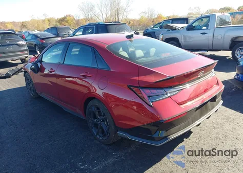 2025 Hyundai Elantra N Line z USA, uszkodzony, nr VIN KMHLR4DF5SU061506